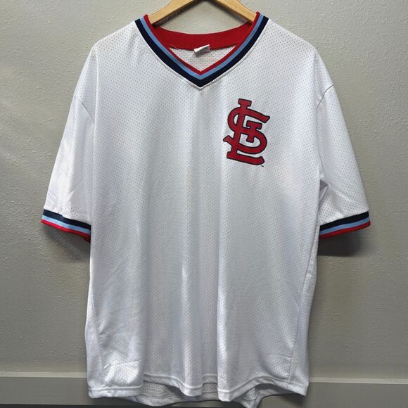 MLB St. Louis Cardinals Tom Pagonzzi Pullover Baseball Jersey SGA Sz XL - Picture 1 of 5